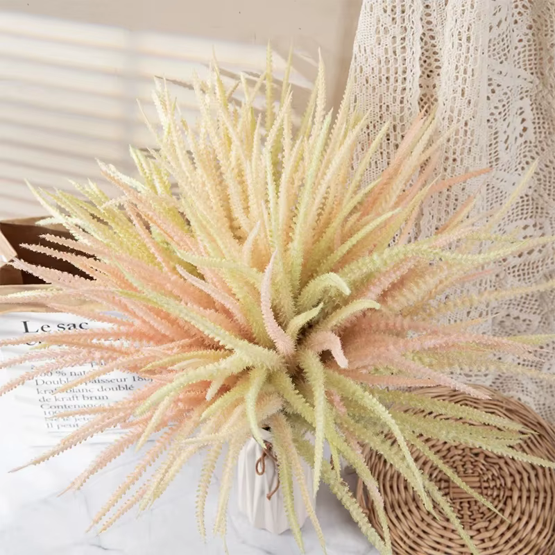 Fausses fleurs de sauge en plastique