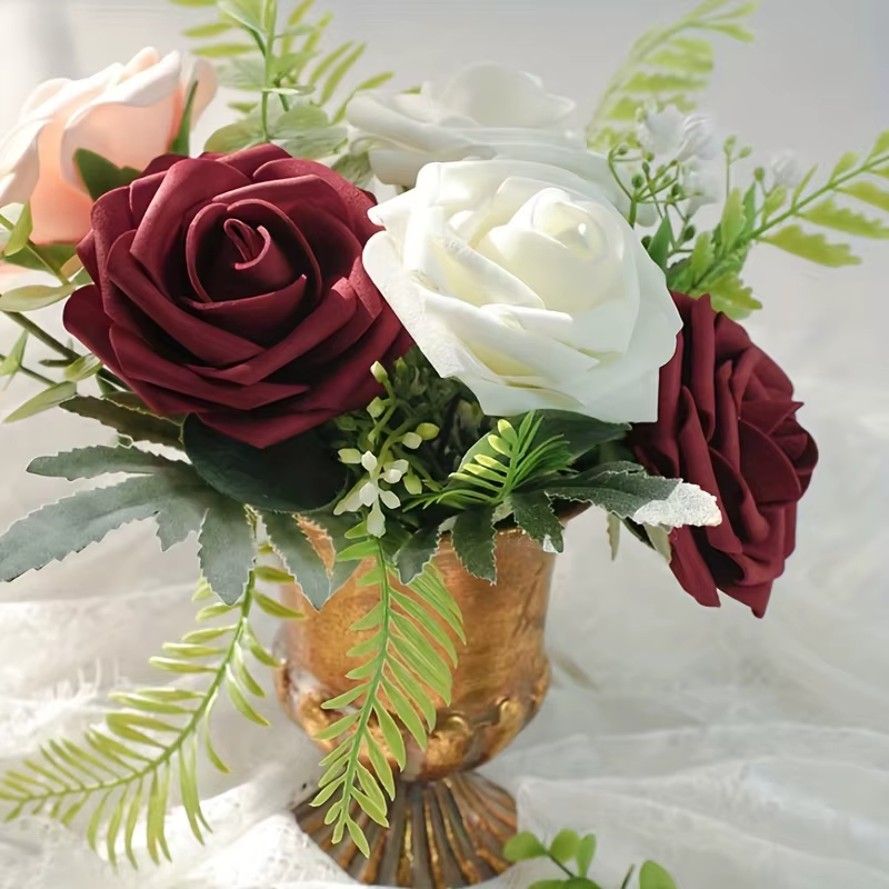 Fleurs artificielles 25 pièces