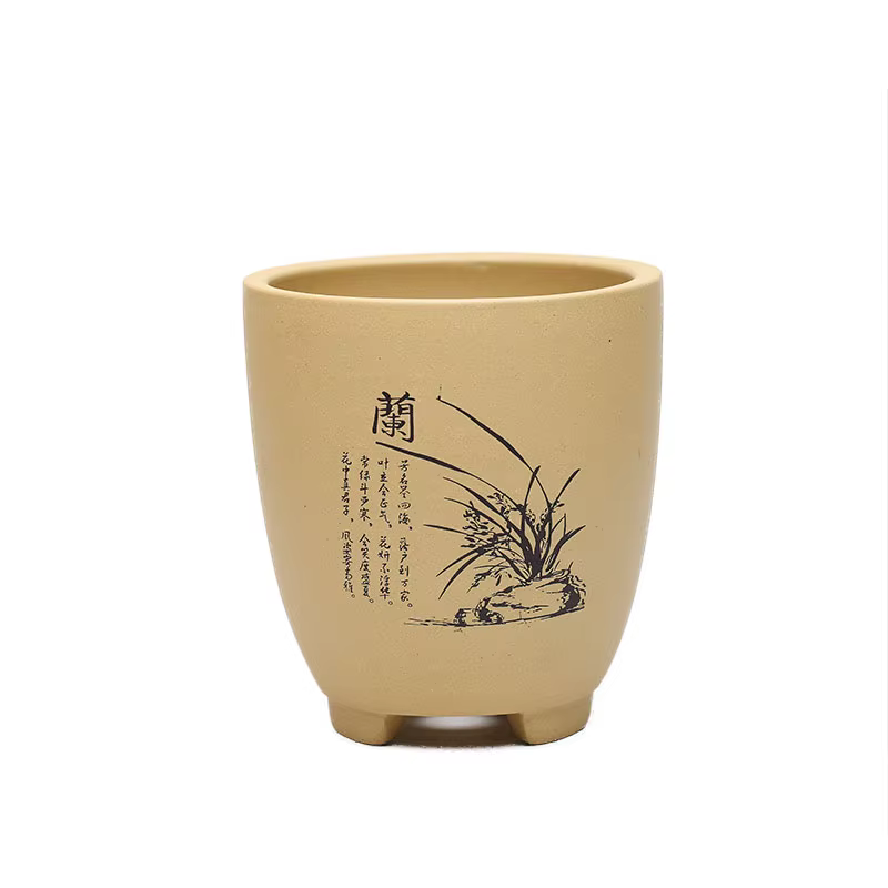 Pot de fleurs de sable violet pour plantes succulentes