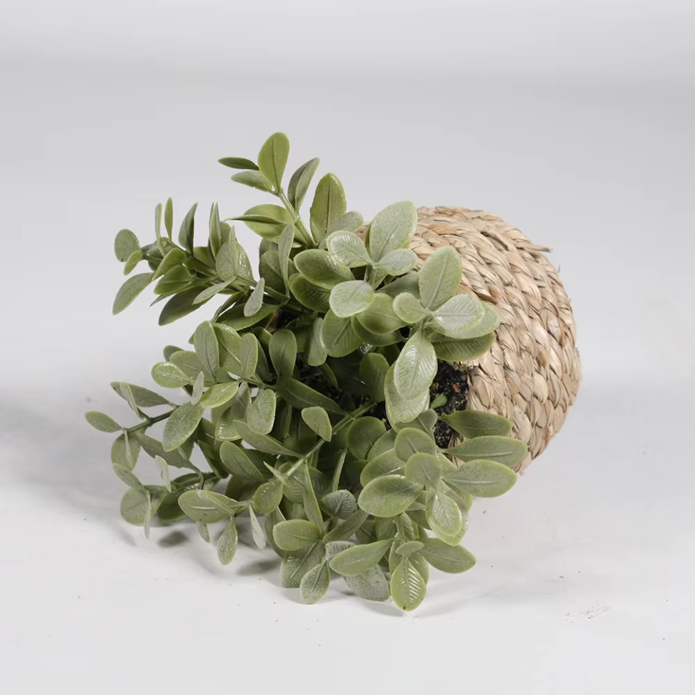 Plante en pot artificielle verte