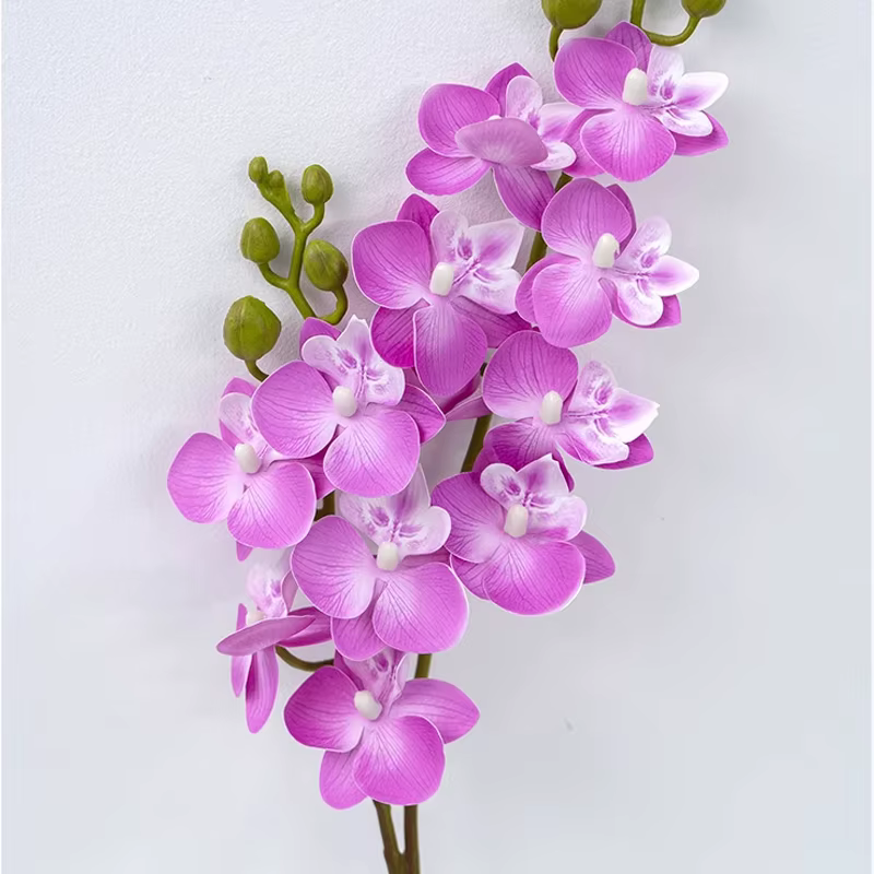 Fleur d'orchidée en soie