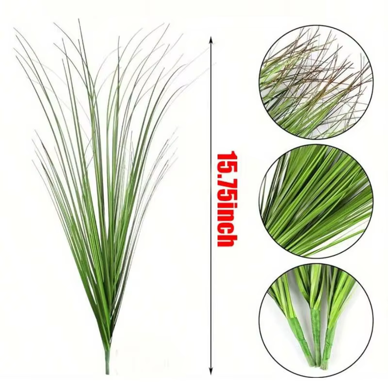 Fausse verdure d'herbe d'oignon artificielle