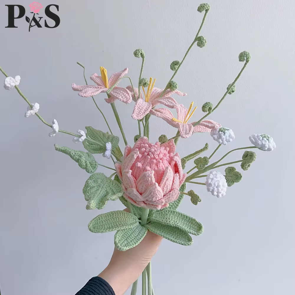 Fleurs au Crochet faites à la main