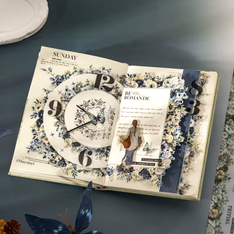 Bande de fleurs floraison dans la nuit sombre