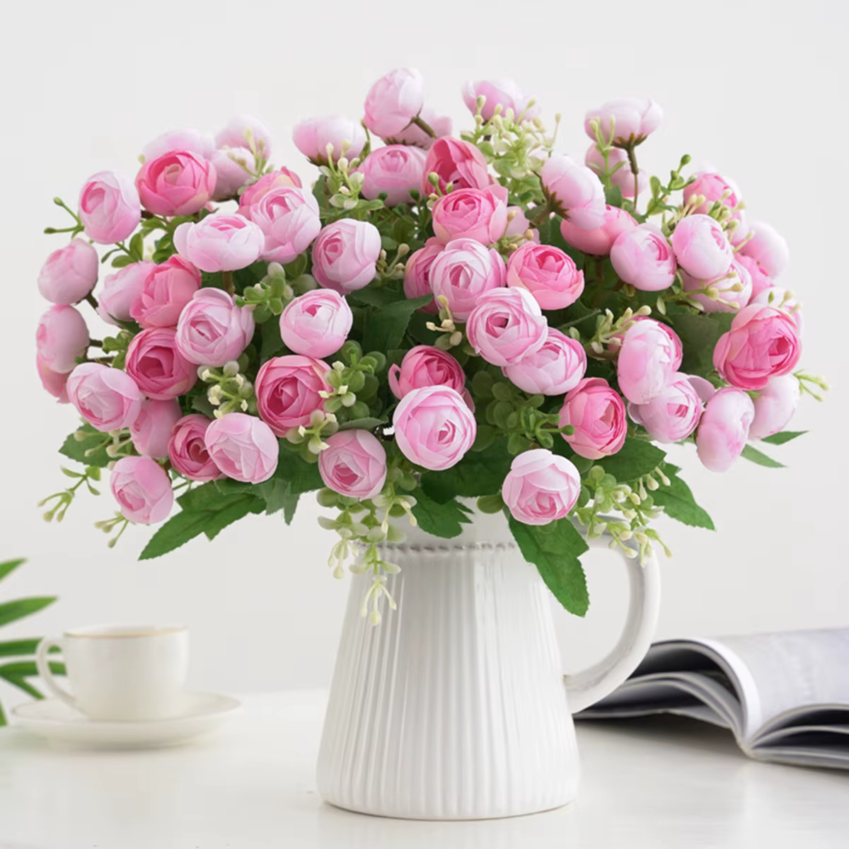 Bouquet de fleurs artificielles en soie pour festival