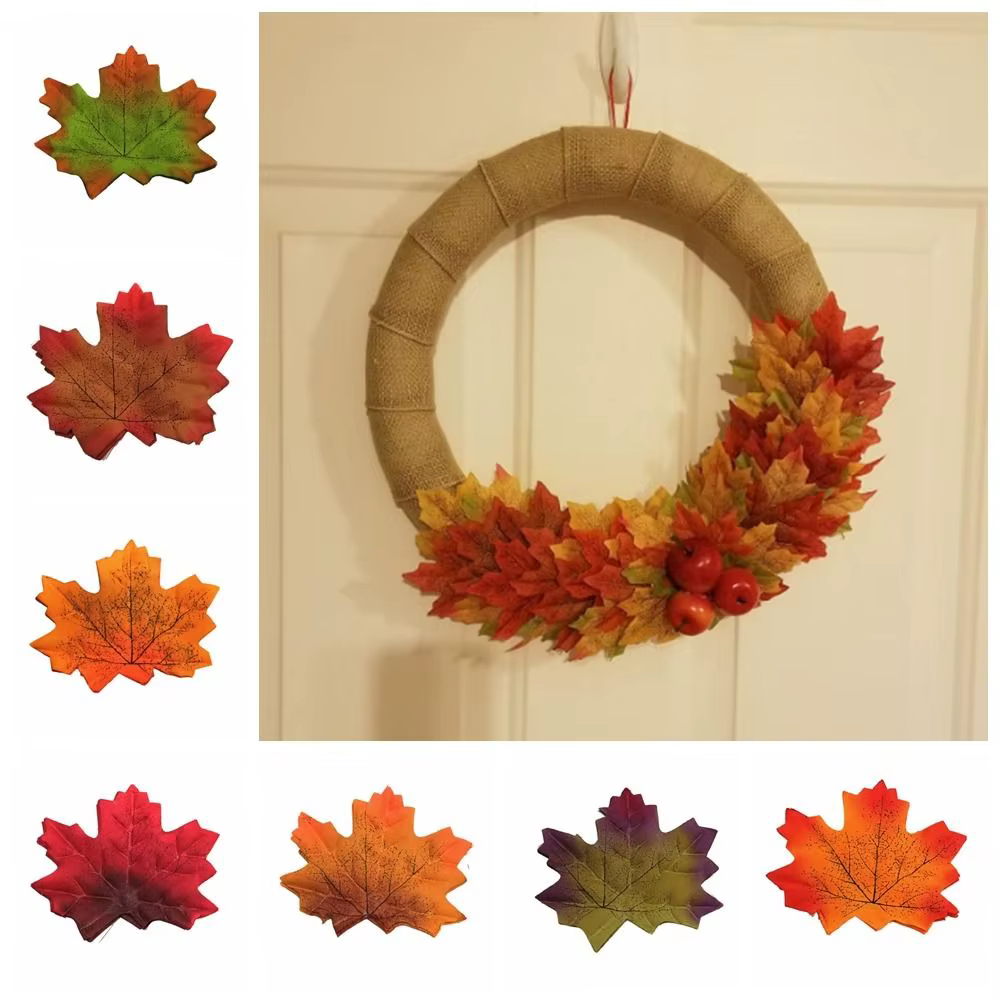 Feuilles d'érable simulées