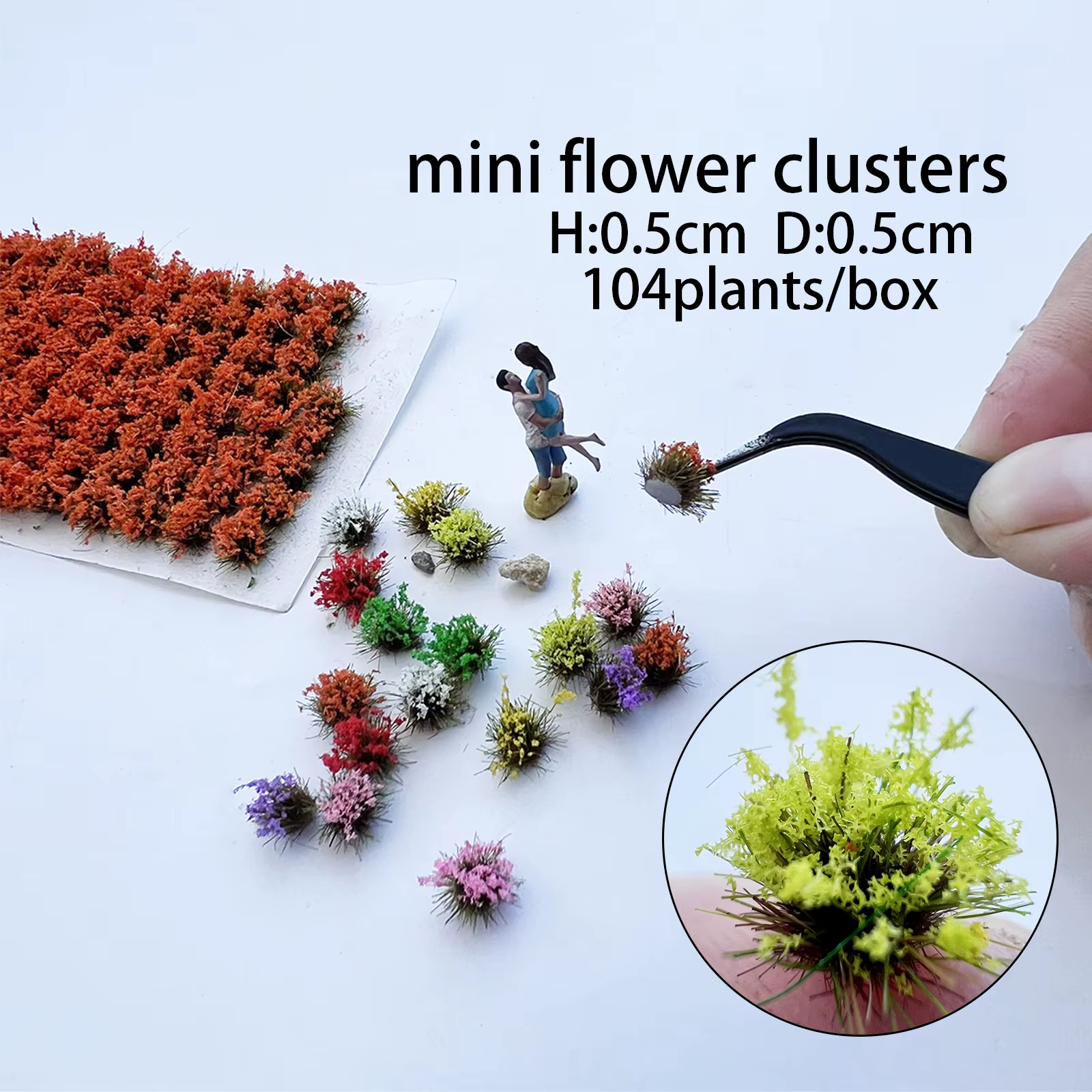 Mini grappes de fleurs