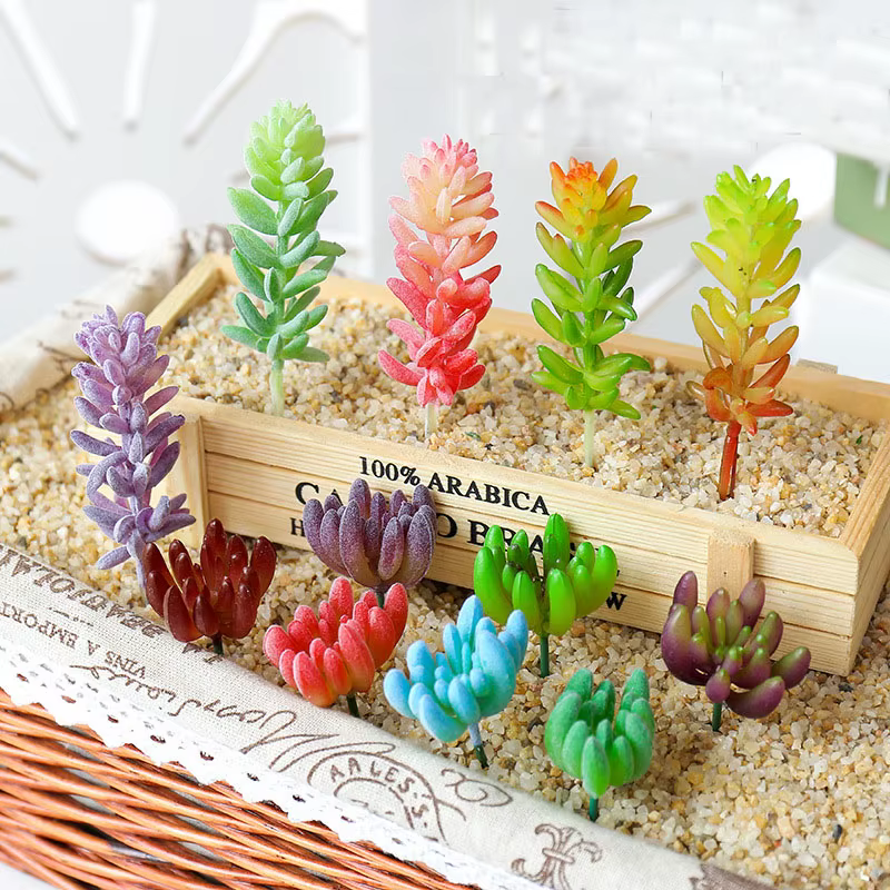 Mini Petites Plantes Succulentes Artificielles