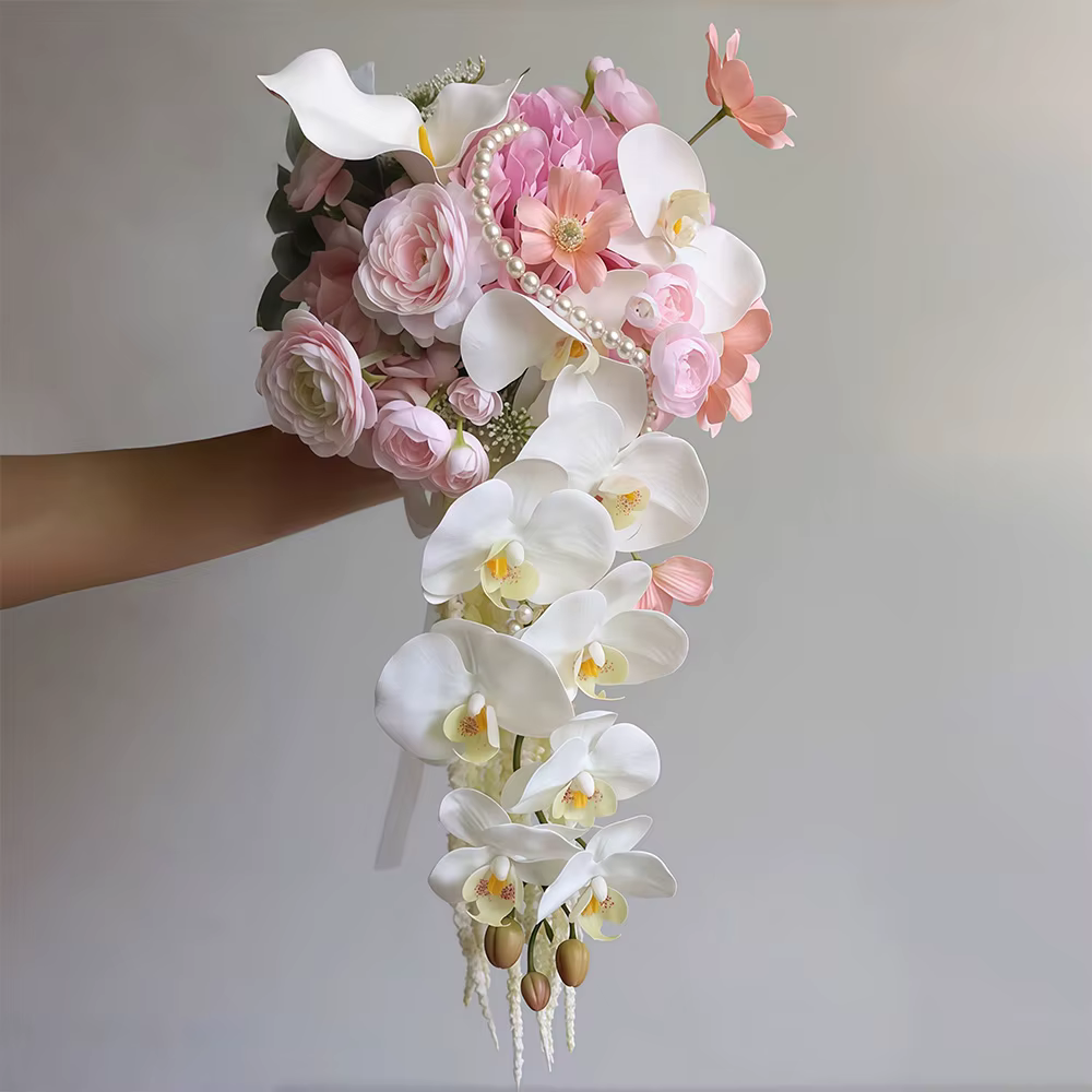 Bouquet de Mariage Cascade Effet Cascade