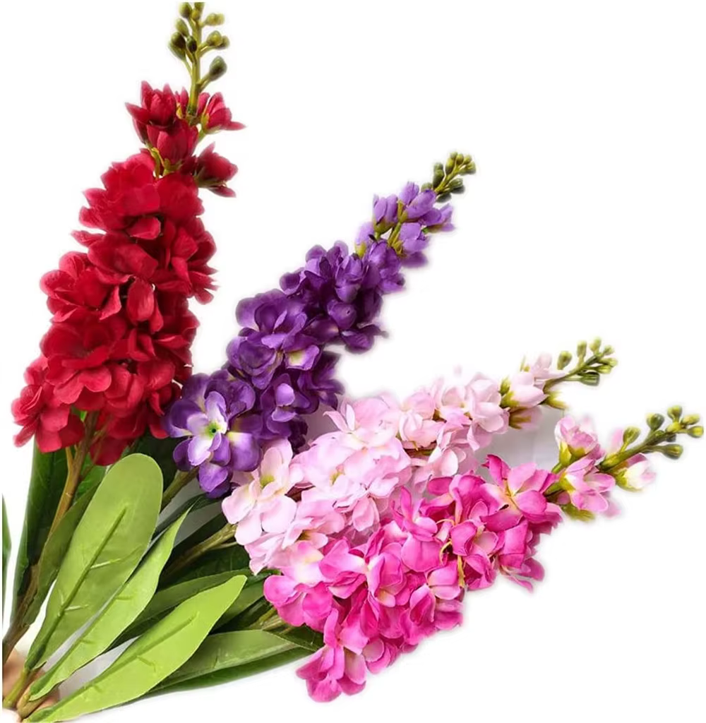 Fleurs de jacinthe décoratives pour centres de table de mariage