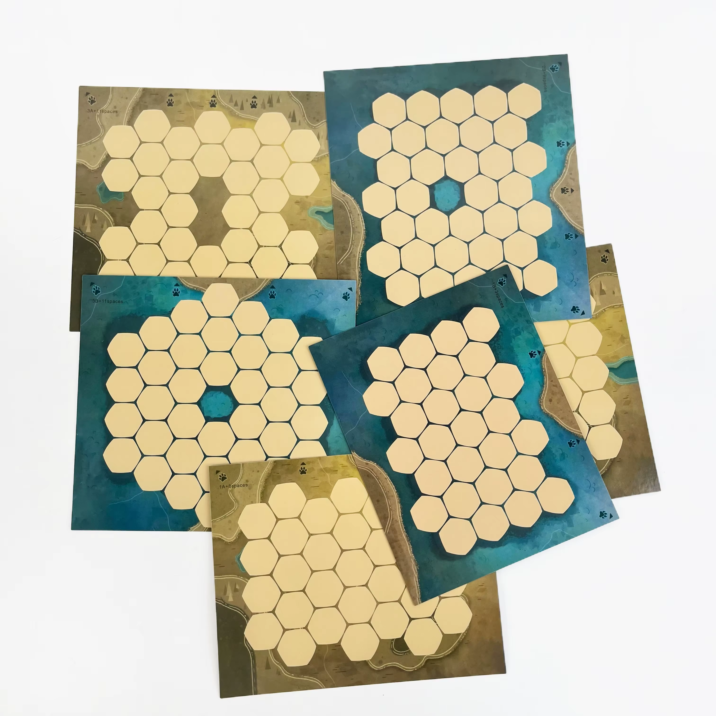 Accessoires de jeu Harmonies Map Expansion Pack | Ensemble de 6 nouveaux jeux de plateaux | Nécessite le jeu de base pour jouer | Ajoute variété et stratégie
