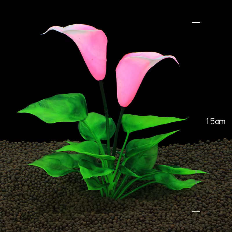 Plantes artificielles de décoration d'aquarium
